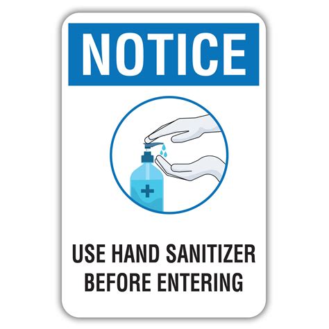 Printable Hand Sanitizing Station Sign